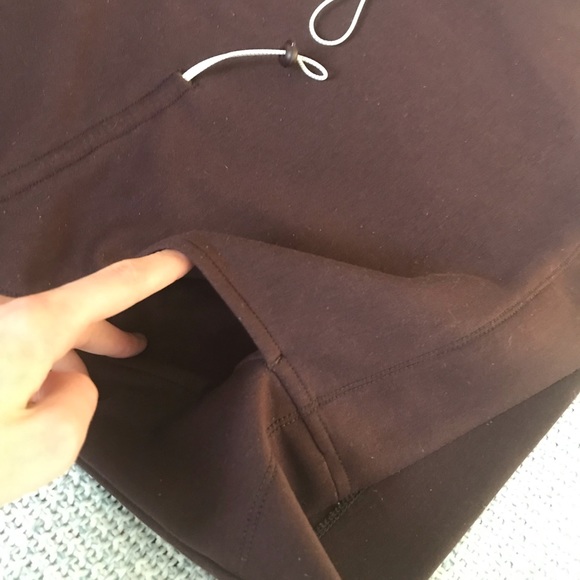 Anthropologie Saturday Sunday Women’s Burgundy Half Zip Pullover - Picture 2 of 6